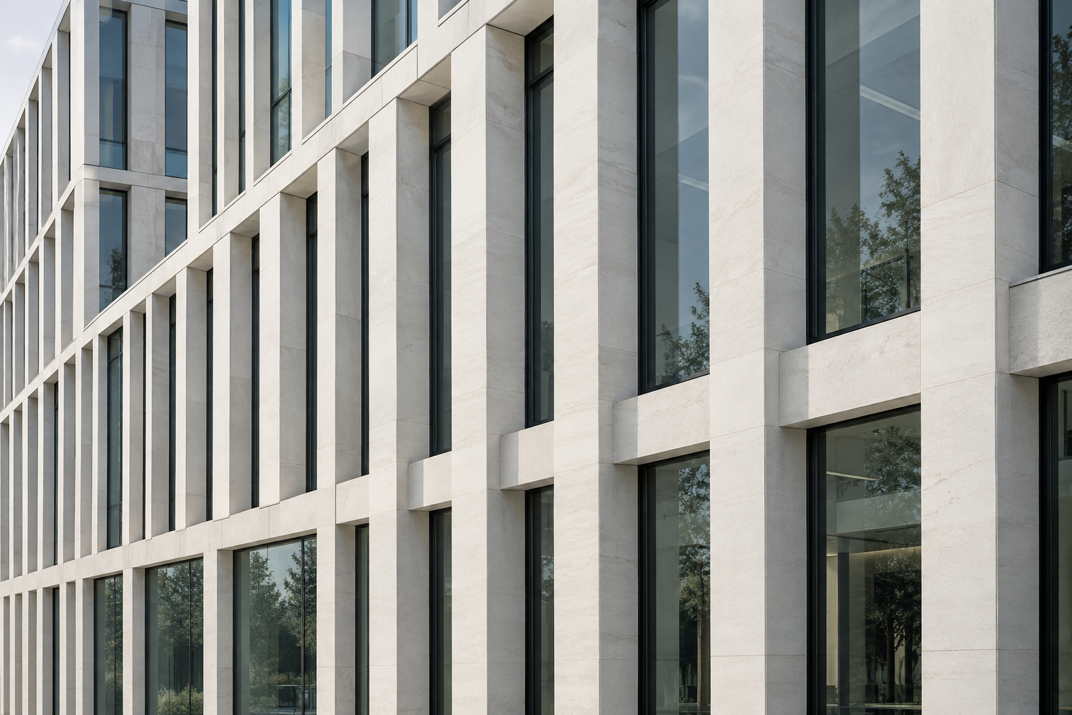 Contemporary architecture, illustrative editorial image